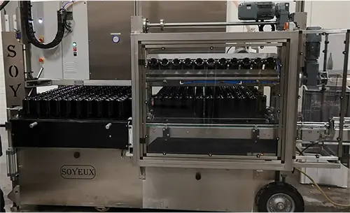 Bac à glace linéaire à déchargement automatique et rince col
